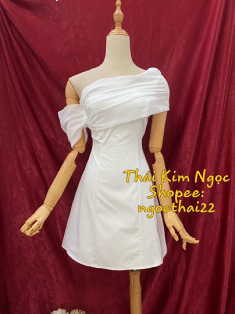 [Mã WASTMAY giảm 15% tối đa 30K đơn 150K] Đầm lệch vai xốp xinh xắn | BigBuy360 - bigbuy360.vn