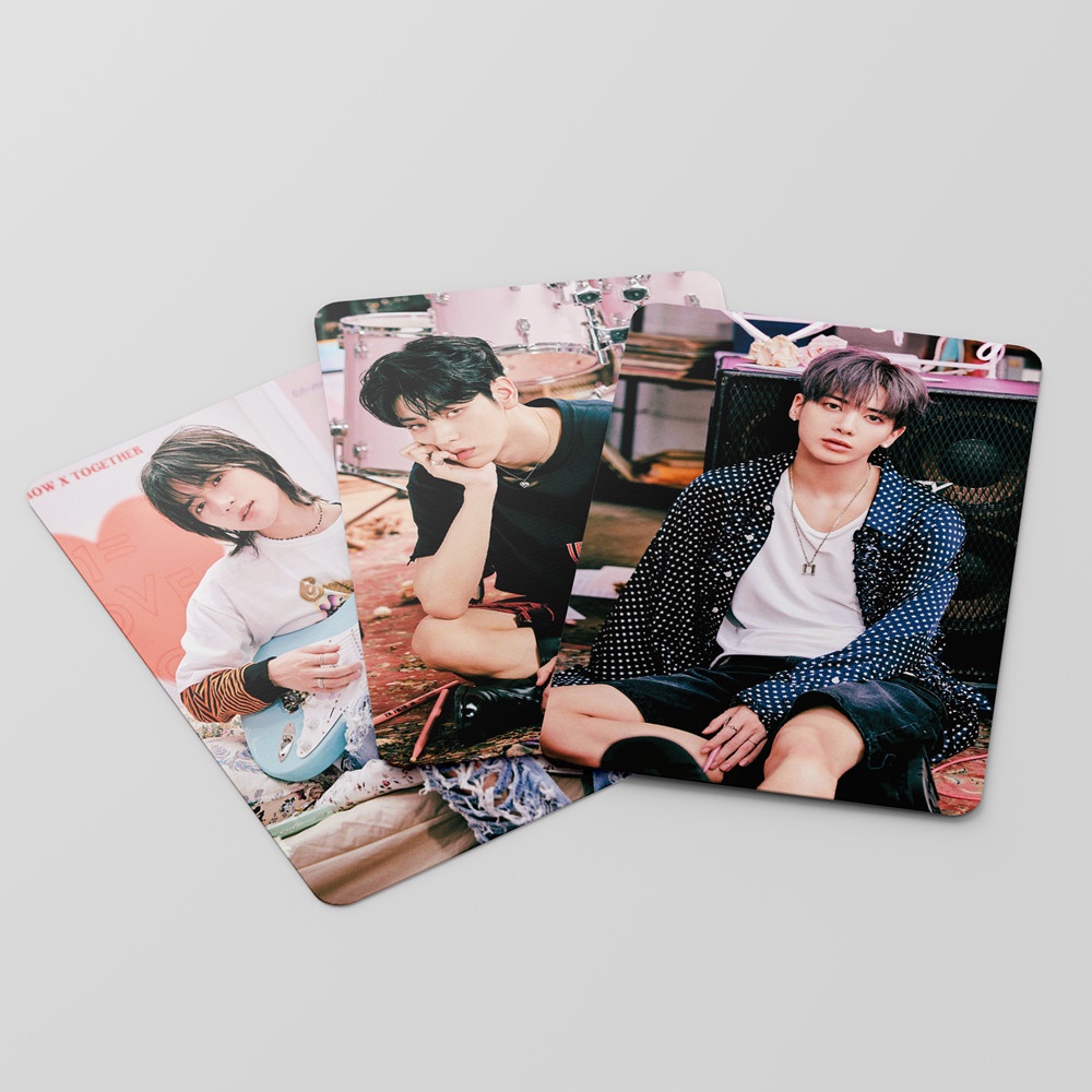 Hộp 55 tấm thẻ ảnh LOMO TXT Chaotic Wonderland độc đáo có thể dùng làm đồ sưu tầm