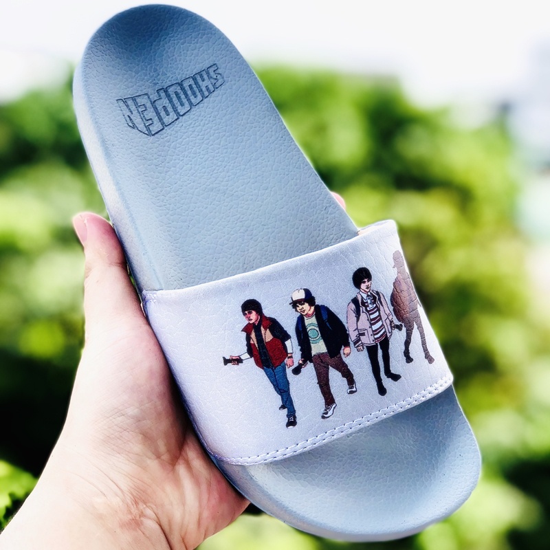 Dép 𝐒𝐇𝐎𝐎𝐏𝐄𝐍❤️FULL BOX + FREESHIP❤️ dép mlb shoopen abc bóng chày quai ngang thể thao nam nữ chất xịn kèm tag mác, xám