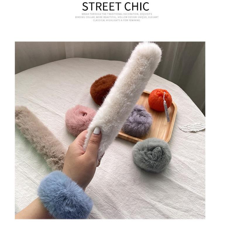 Thanh búi tóc KOLANO thanh cuộn tóc len lông phong cách Hàn Quốc cho nữ FAH-001313