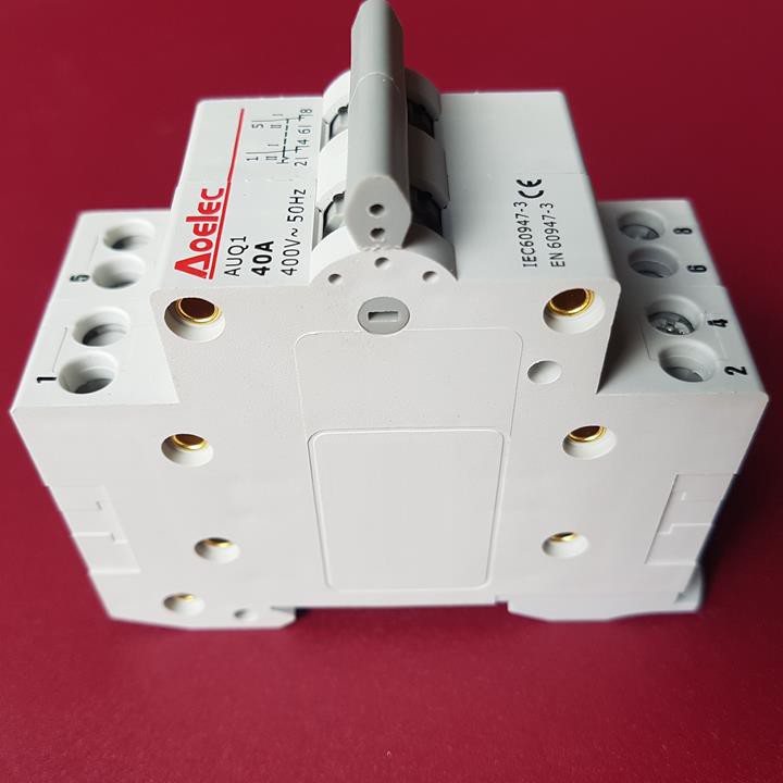 Aptomat CB chuyển mạch 2 nguồn độc lập 40A