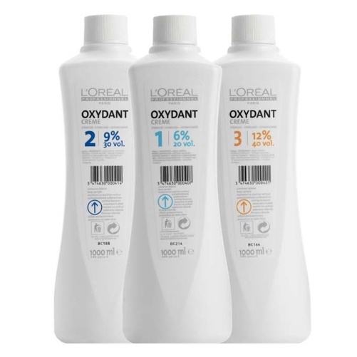 Oxy Loreal Trợ Nhuộm Tẩy Mở Biểu Bì Tóc Oxydant Creme 1000ml
