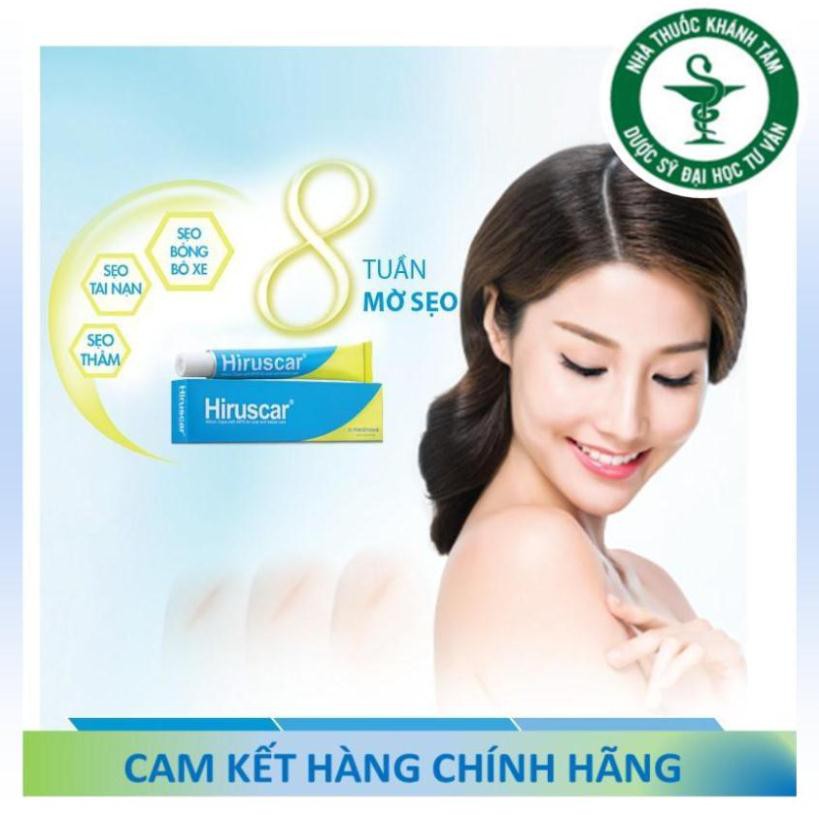 ! ! Gel dùng cho sẹo vừa, sẹo lõm, sẹo thâm Hiruscar gel [hirusca]