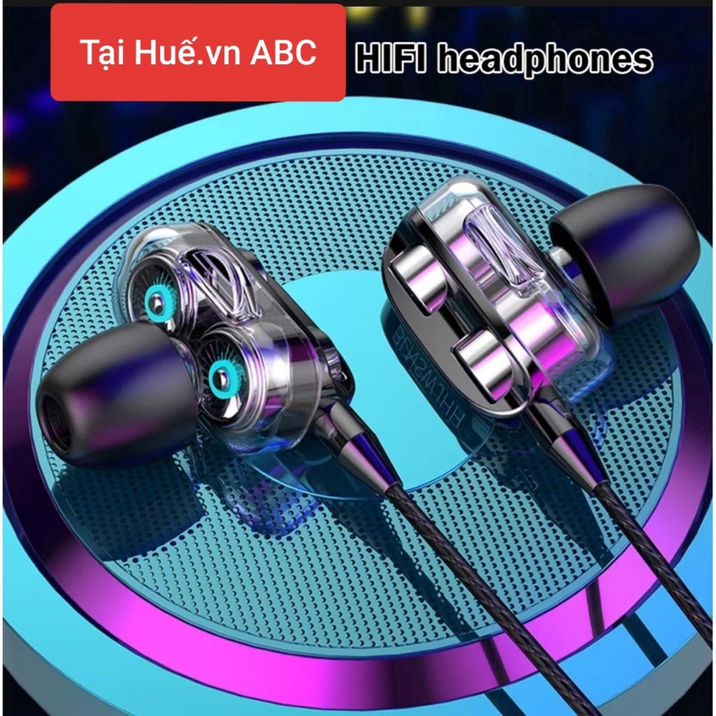 Tai Nghe Gaming Có Dây Nhét Tai Chơi Game Chống Ồn Có Mic Cho PC điện thoại