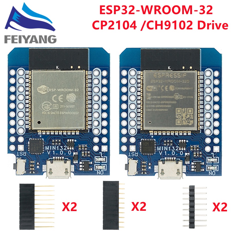 Bảng Mạch Phát Triển Wemos Mini D1 ESP8266 ESP32 ESP-32S WIFI Bluetooth CP2104 Cho Arduino