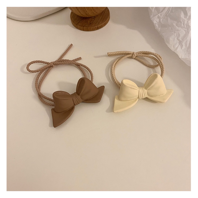 Dây buộc tóc co giãn phối nơ phong cách đáng yêu cho nữ