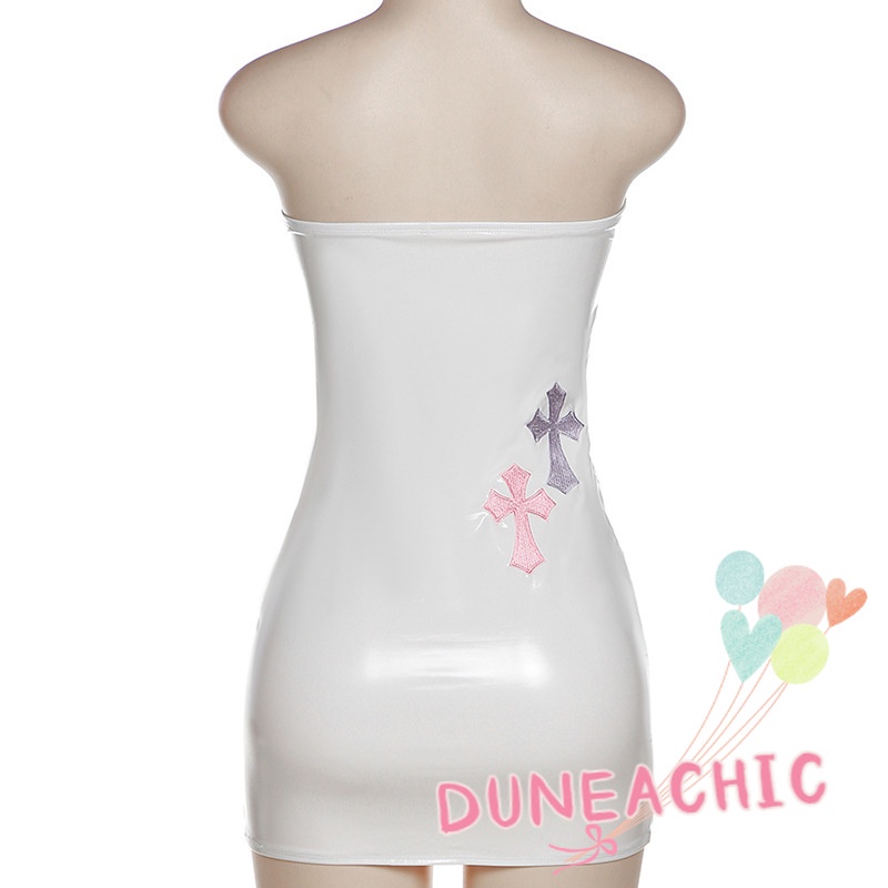 DUNEA Đầm Ôm Trễ Vai Thiết Kế Quyến Rũ Cho Nữ