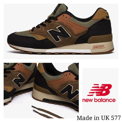 (AUTHENTIC 100%) Giày Sneaker Thể Thao NEW BALANCE M 577 COB &quot;MADE IN UK&quot; TAN/BLACK - M577COB - NEW 100% FULLBOX