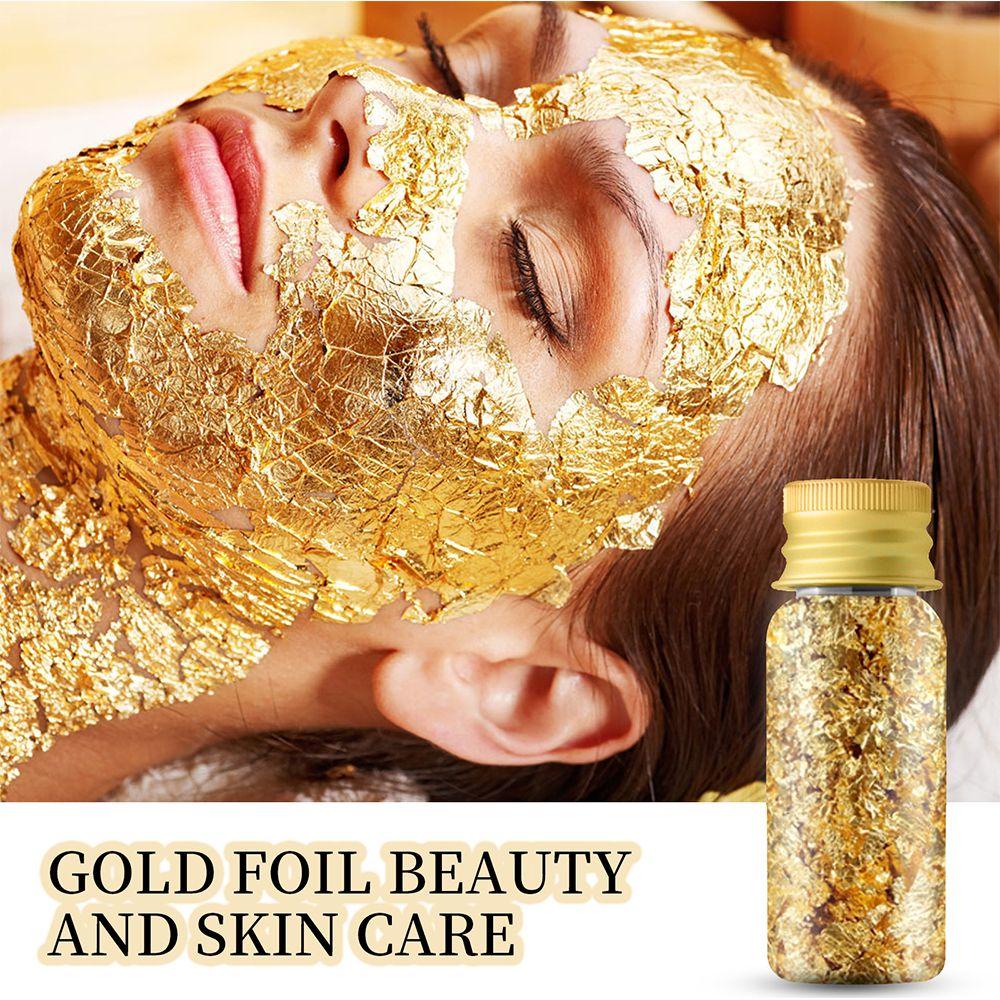 OCEANMAP Giấy Foil Vàng Lấp Lánh Dán Trang Trí Móng Tay Nghệ Thuật