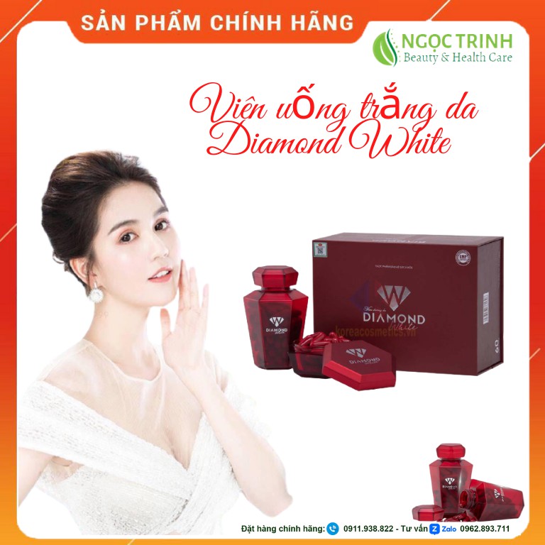 [HÀNG CHÍNH HÃNG] - Viên uống trắng da Diamond White Ngọc Trinh 2021 | BigBuy360 - bigbuy360.vn