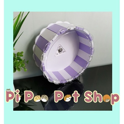 Bánh chạy wheel lắp ráp bằng gỗ cho hamster