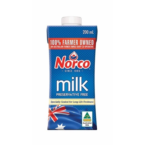 Thùng 24 Hộp Sữa Tươi Nguyên Kem Norco 200ml - Sữa Tươi Úc