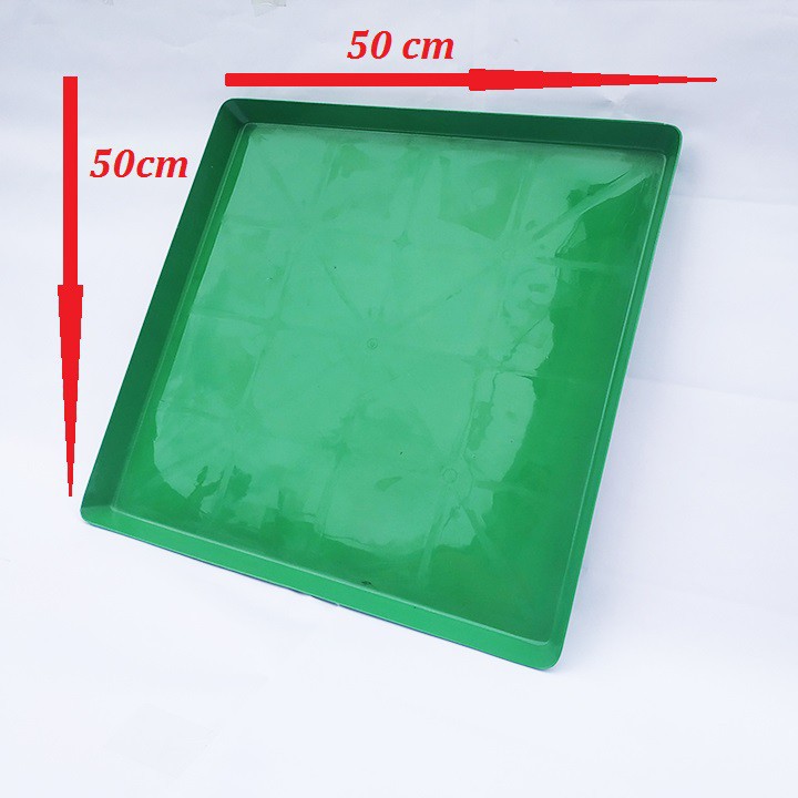 Khay hứng phân lồng chim bồ câu, đựng nước trồng lan - Máng Vệ Sinh KT 50x50cm
