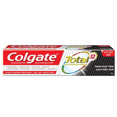 KEM ĐÁNH RĂNG COLGATE TOTAL THAN HOẠT TÍNH - BẠC HÀ 170G
