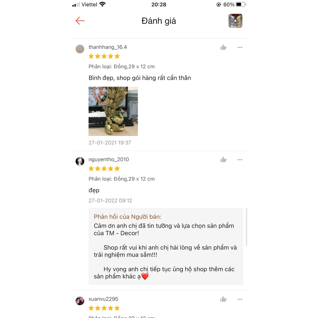 Bình cắm lông công phong thủy, cắm hoa khô hình chim công TM Decor
