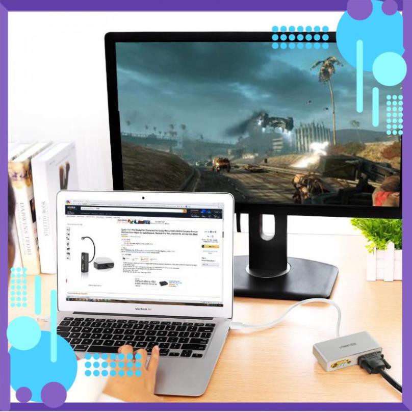 Mua ngay Cáp chuyển đổi 3 trong 1 mini DisplayPort sang HDMI, DVI và VGA UGREEN MD109 [Giảm giá 5%]