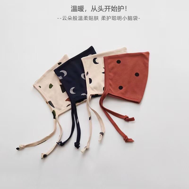 Mũ cotton hữu cơ Haye phong cách Hàn Quốc cho bé 0-6m