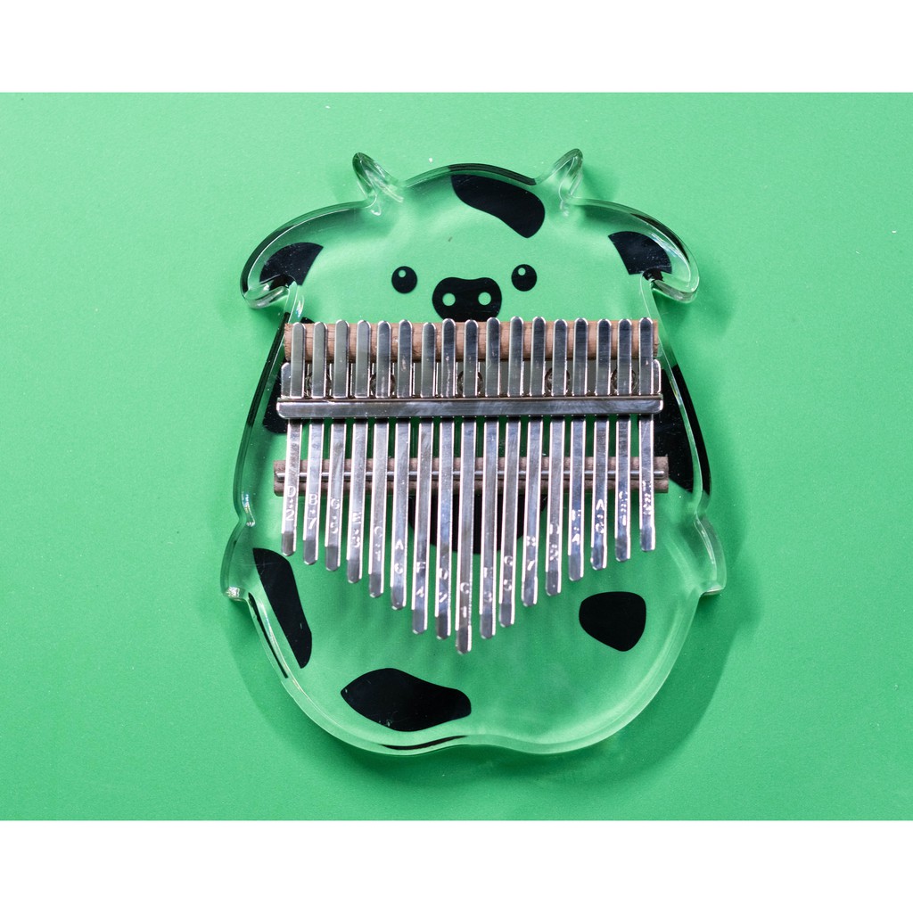 Kalimba Pha Lê Bò Sữa 17 phím &amp; 21 phím - Tặng Full Phụ Kiện