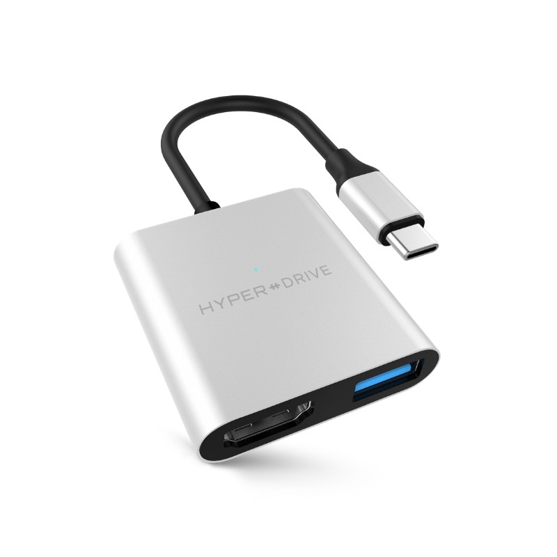 CỔNG CHUYỂN HYPERDRIVE 4K HDMI 3-IN-1 USB-C HUB FOR MACBOOK, PC & DEVICES