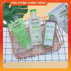 COMBO LÀM SẠCH SIMPLE TẨY TRANG + SỮA RỬA MẶT + NƯỚC HOA HỒNG