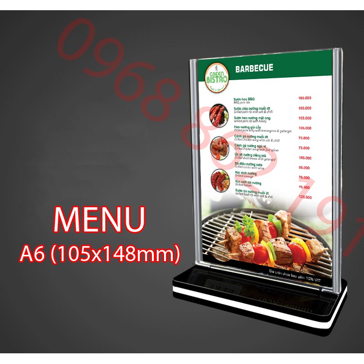 menu mica a6