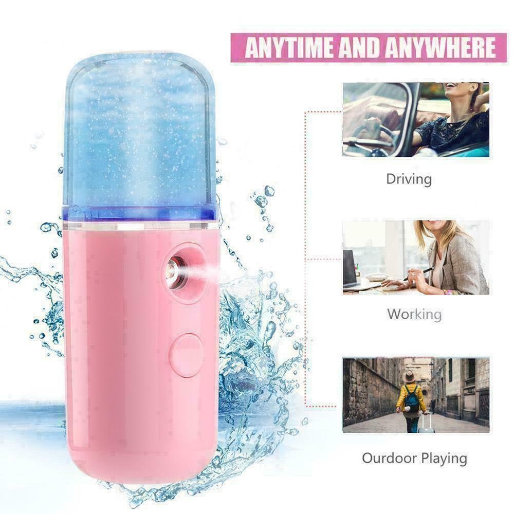 OCEANMAP Máy Phun Sương Nano Mini Cầm Tay Dưỡng Ẩm Chăm Sóc Da Mặt