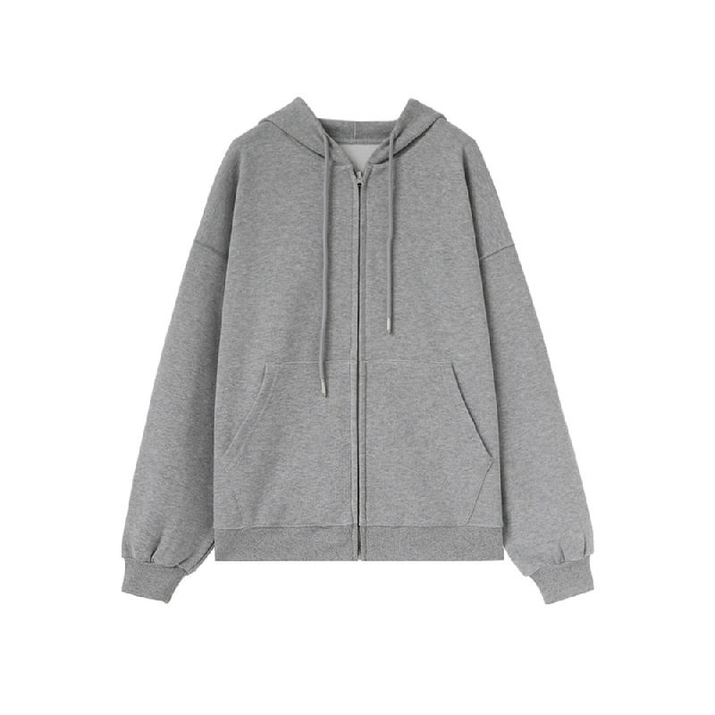Áo Hoodie Dáng Rộng Có Khóa Kéo Phong Cách Thể Thao Thời Trang Mùa Đông sd5326