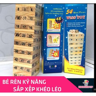 Rút gỗ 54 thanh kèm xúc xắc