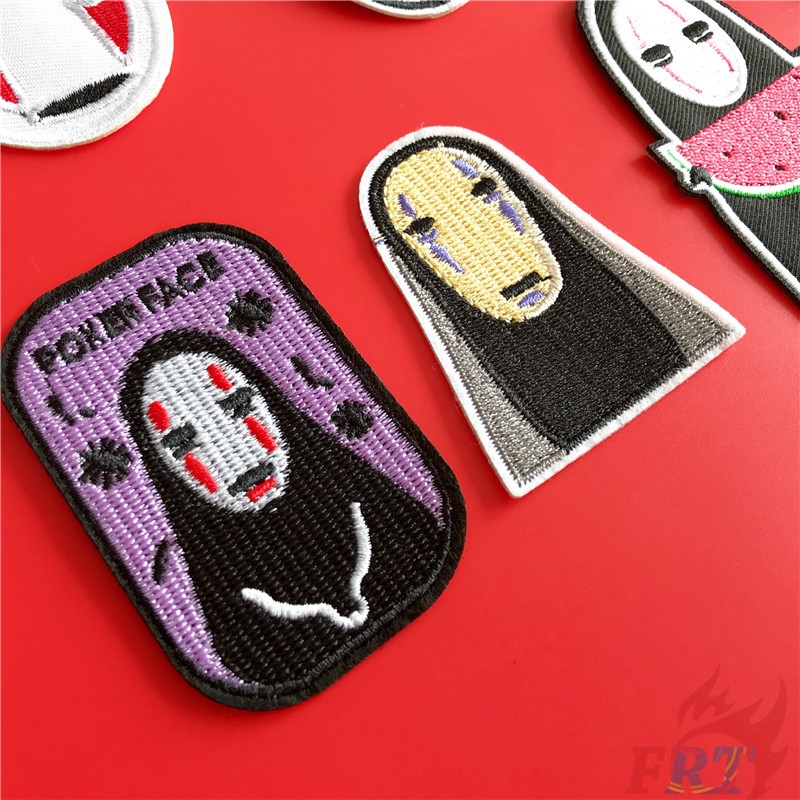 Miếng vá quần áo hình nhân vật Vô Diện phim anime Vùng đất linh hồn của Miyazaki Hayao