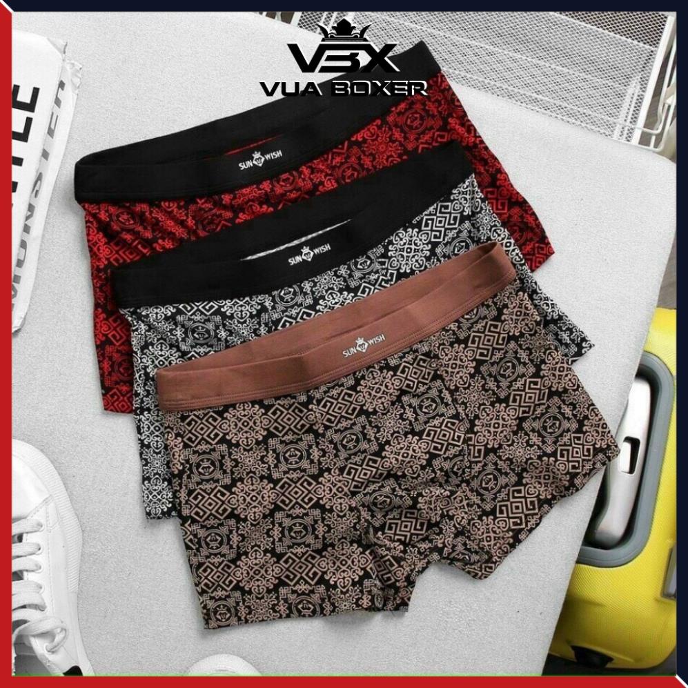 Quần Lót Nam Boxer SUNWITH Quần Sịp Nam Thun Lạnh Kháng Khuẩn Nhanh Khô Siêu Co Dãn Độ Bền Cao SW-TL01