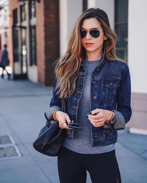 Áo Khoác Jean Lửng Denim EN JEAN