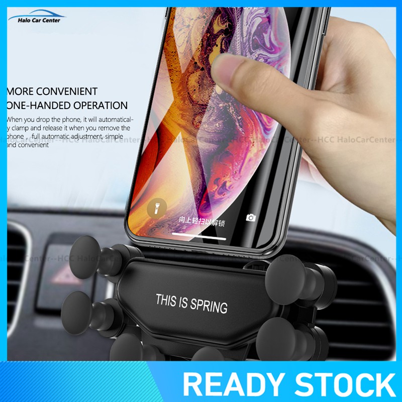 (Hàng Có Sẵn) Giá Đỡ Điện Thoại Gắn Khe Điều Hòa Xe Hơi