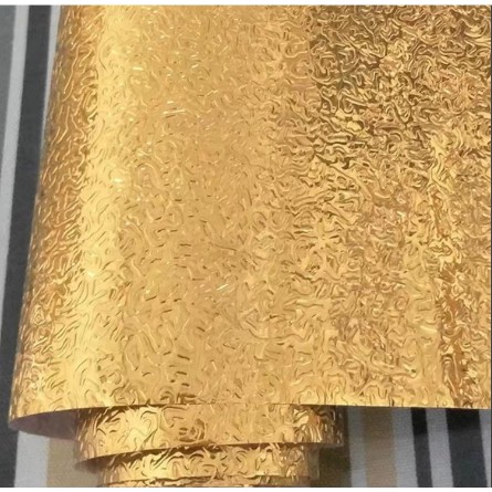 Giấy dán bếp tráng nhôm cách nhiệt khổ 60cm (màu vàng đồng, màu bạc)
