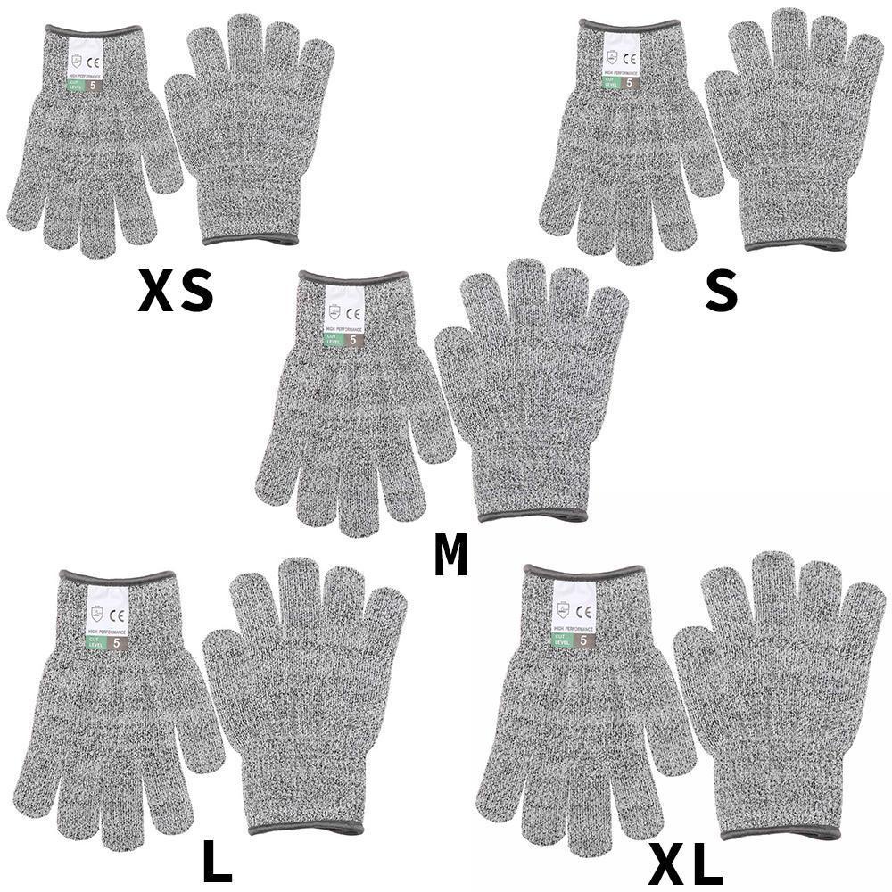 1 Đôi Găng Tay Lưới Kim Loại Bảo Vệ Chống Đứt Tay Đa Năng