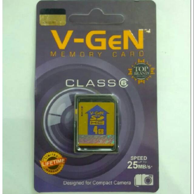 Thẻ Nhớ Sd 4gb Vgen Chất Lượng Cao