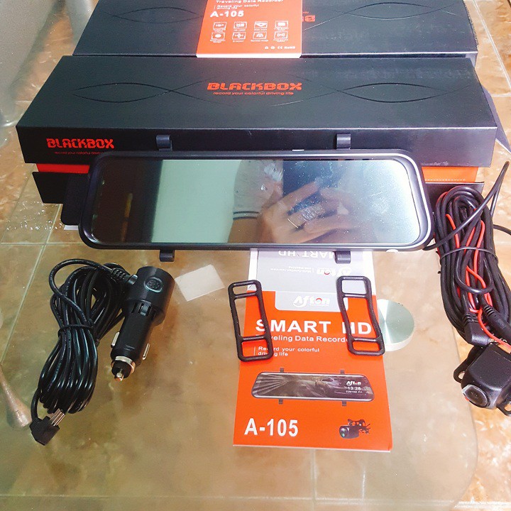 [BIG SALE] CAMERA HÀNH TRÌNH GƯƠNG 10 INCH A105 SIÊU NÉT - CAM SAU FLLHD 1080P | BigBuy360 - bigbuy360.vn