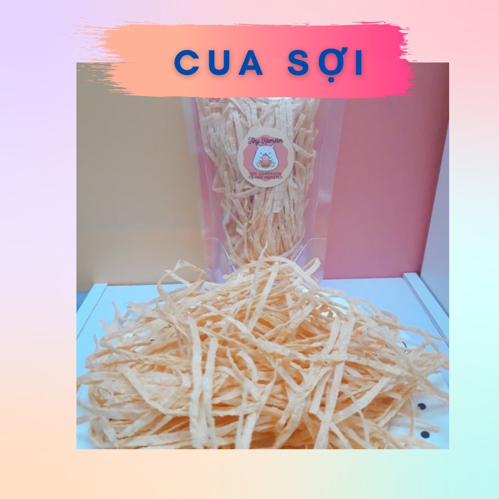 Cua/Mực sợi đồ ăn vặt cho Hamster