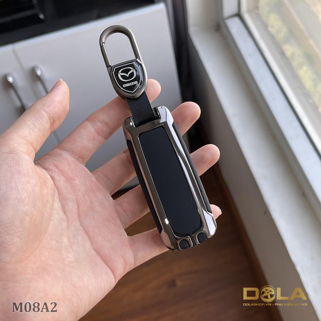 Vỏ ốp chìa khoá xe hơi - ô tô Mazda CX5 , Mazda6 ,2, fomr 3 nút cao su M08-A2 dolashop