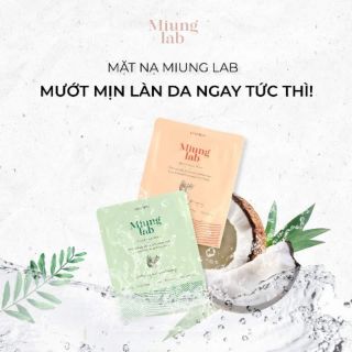 🥥miunglab-mặt nạ sinh học dưỡng da căng bóng