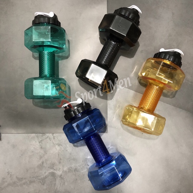 Bình nước hình quả tạ sáng tạo