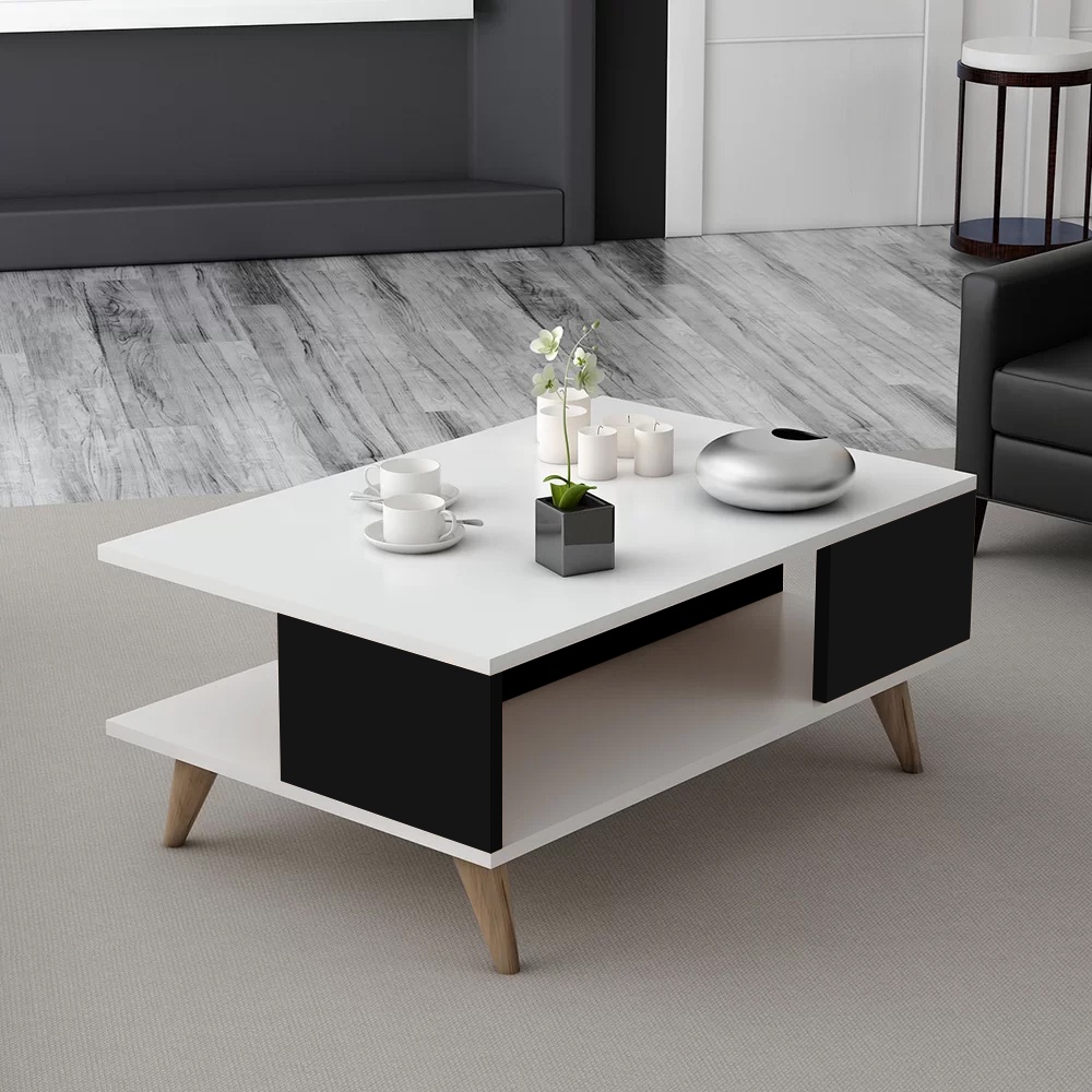 Bàn Trà Sofa/Cafe Hình Chữ Nhật cao cấp ngăn chứa tiện lợi. TT006 (Có thể thay đổi kích thước theo yêu cầu)