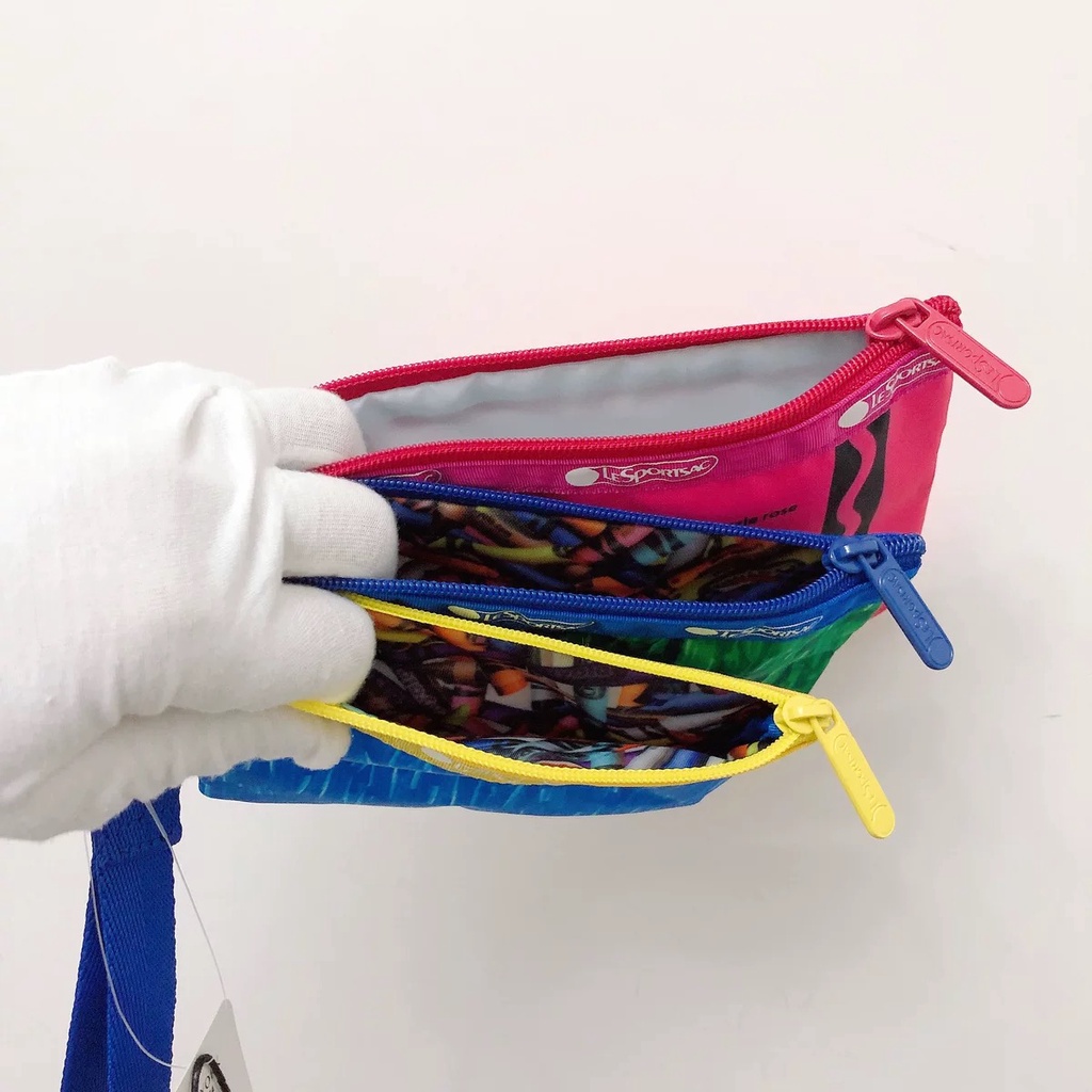 Bộ 3 Món Túi Đeo Chéo Vai + Túi Đeo Chéo + Túi Đeo Vai 49 Màu lesportsac 3 Trong 1 Chống Thấm Nước