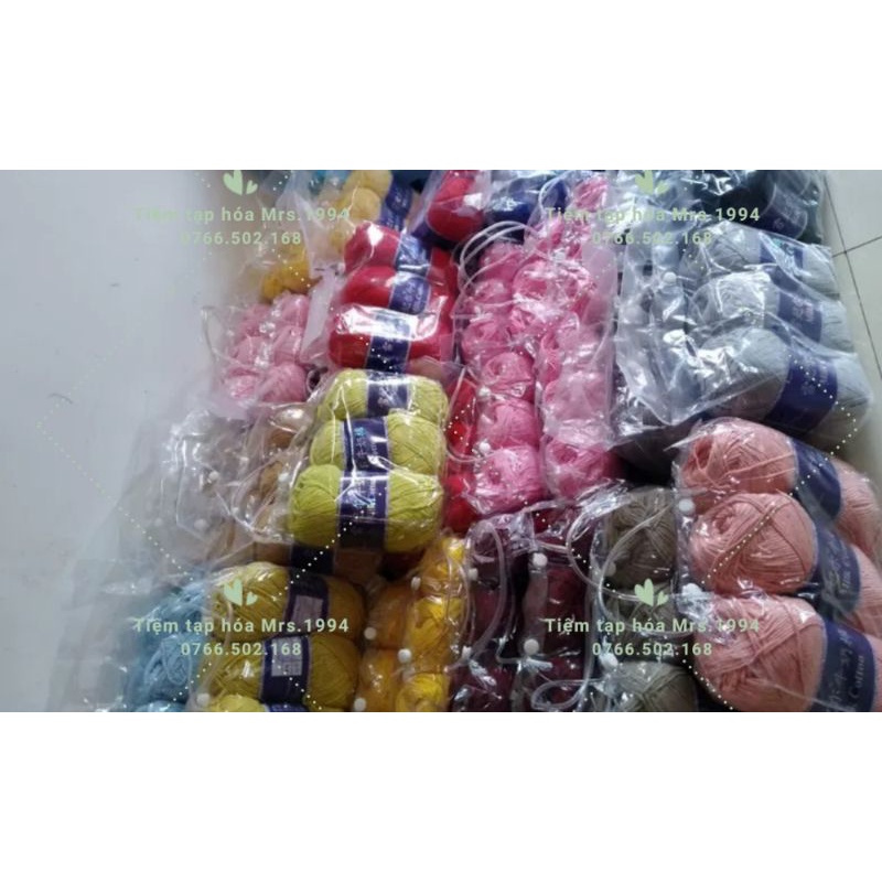 [5 sợi - 100gram] LEN MILK COTTON 5 - THƯƠNG HIỆU XUEFEIER - LEN 5 SỢI