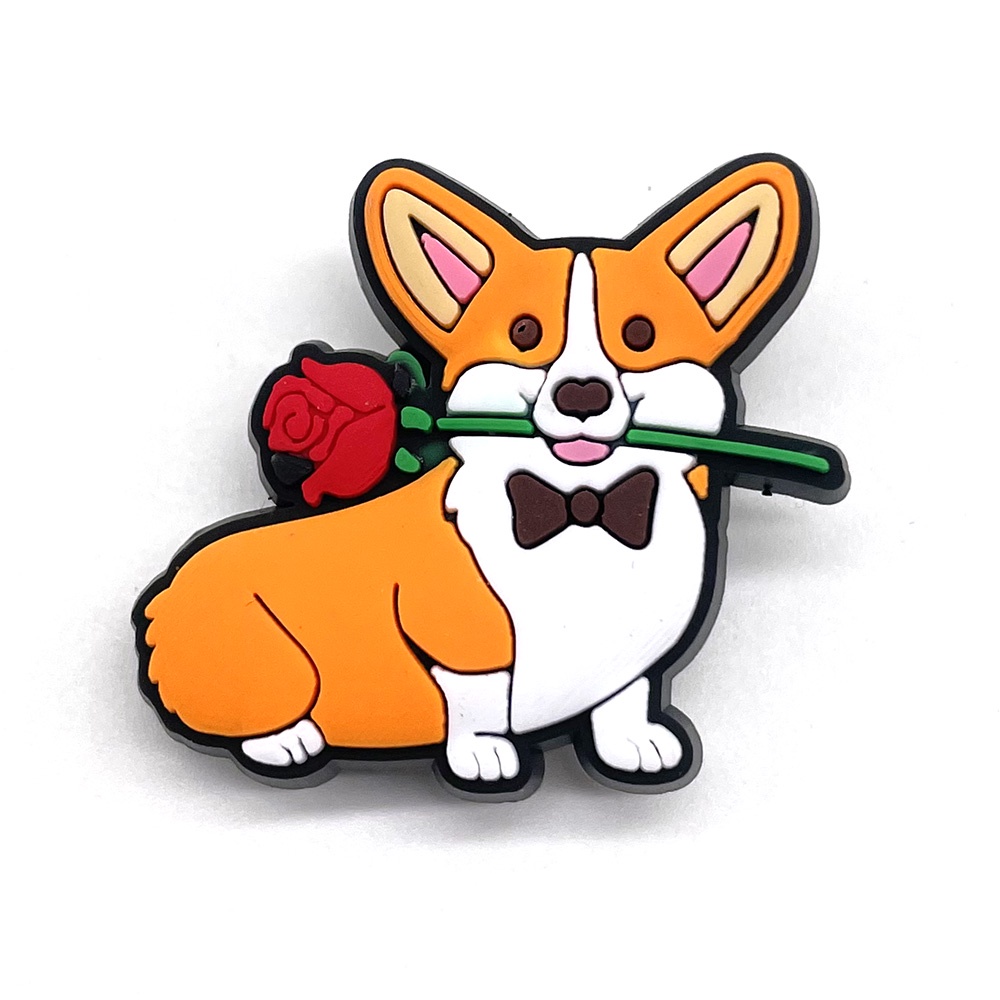 Phụ Kiện Nút Trang Trí Giày Dép Hình Trái Tim Xinh Xắn