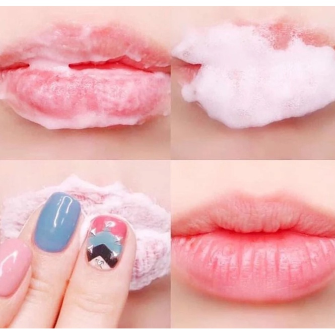 Tẩy Tế Bào Chêt Môi Sủi Bọt Hàn Quốc