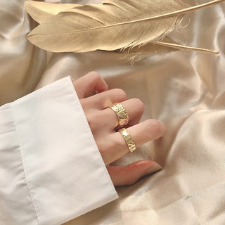 NHẪN BẠC NAM NỮ UNISEX THỜI TRANG BẠC Ý S925 PHONG CÁCH HÀN QUỐC, ÂU MỸ S148 - 1CARA