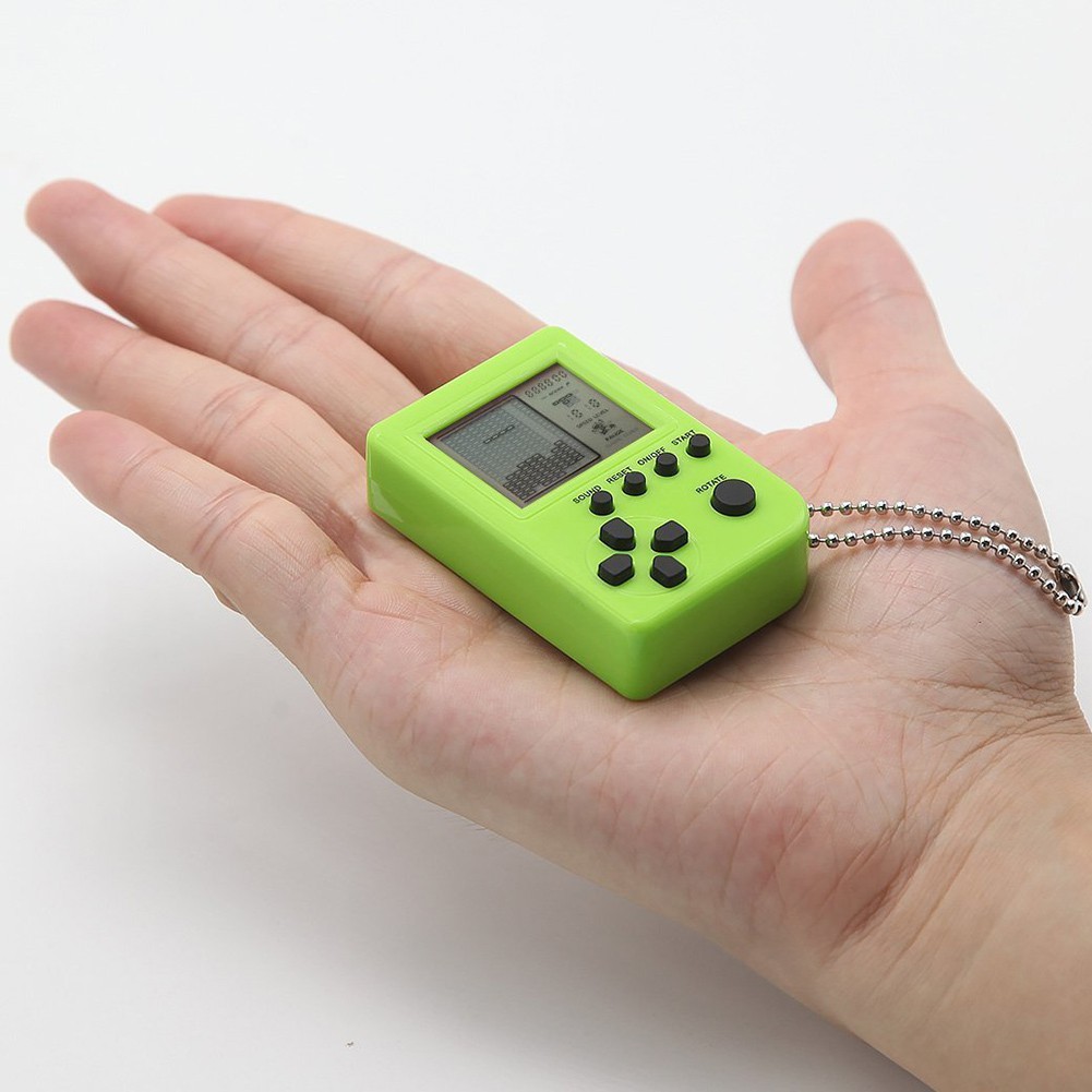 Mini Portable Keychain Mặt dây chuyền Tetris Máy chơi game Cổ điển Máy chơi game Cổ điển | BigBuy360 - bigbuy360.vn