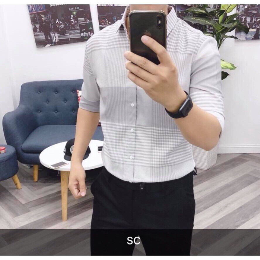 SƠ MI NAM SLIMFIT TAY DÀI