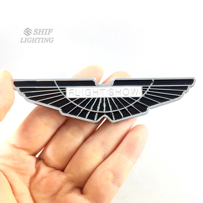 Miếng dán trang trí logo ASTON MARTIN WING FLIGHT SHOW độc đáo dành cho xe hơi