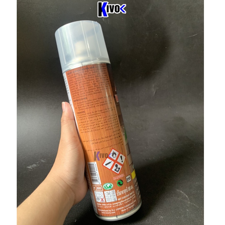 Sơn Xịt Chống Thấm, Dột Đa Năng Leak Sealer Bosny Thái Lan 600ml B125-B127 / Sơn Chống Thấm Tường-Thấm Nươc,...-Kivo